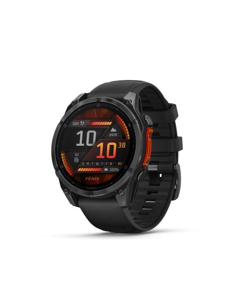 Garmin fenix 8 - 47 mm, AMOLED, Slate Gray with Black Silicone Band
